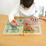 PAW Patrol Wooden 4-in-1 Magnetic Wand Maze Board E1