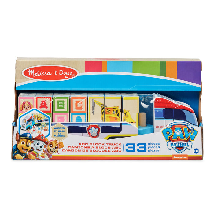 PAW Patrol Wooden ABC Block Truck J2