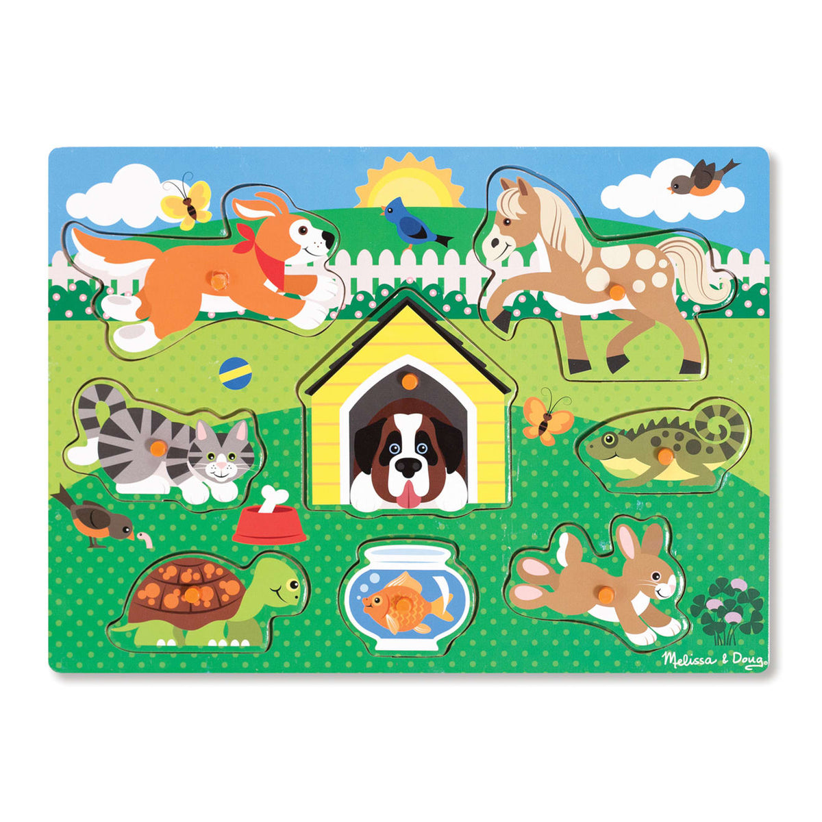 Pets Peg Puzzle - 8 Pieces S3