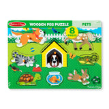 Pets Peg Puzzle - 8 Pieces S3
