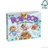 Poke-a-Dot: 10 Little Monkeys Board Book C5