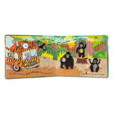 Poke-a-Dot: The Wheels on the Bus Wild Safari Board Book F5