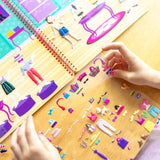 Puffy Sticker Activity Book - Day of Glamour U0