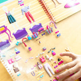 Puffy Sticker Activity Book - Day of Glamour U0