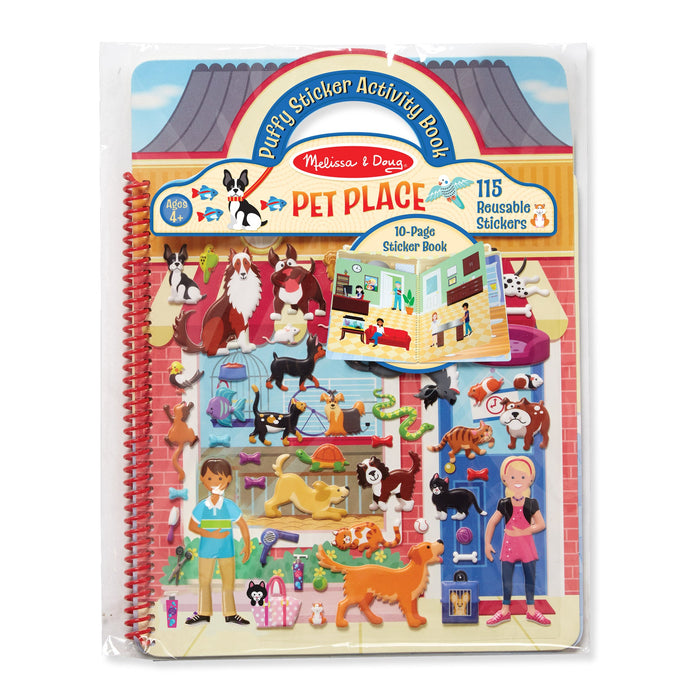 Puffy Sticker Activity Book - Pet Place I9