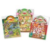 Puffy Sticker Play Set 3-Pack: On the Farm, Safari, Chipmunk House C9