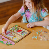 Puffy Sticker Play Set 3-Pack: On the Farm, Safari, Chipmunk House C9