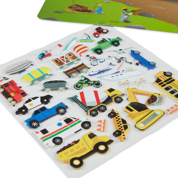 Puffy Sticker Play Set - Vehicles C0