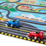 Race Around the World Tracks Floor Puzzle - 48 Pieces Z3