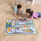 Race Around the World Tracks Floor Puzzle - 48 Pieces Z3