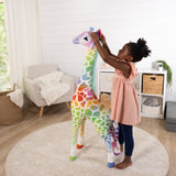 Rainbow Giraffe Lifelike Plush G1