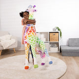 Rainbow Giraffe Lifelike Plush G1