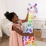 Rainbow Giraffe Lifelike Plush G1