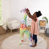 Rainbow Giraffe Lifelike Plush G1