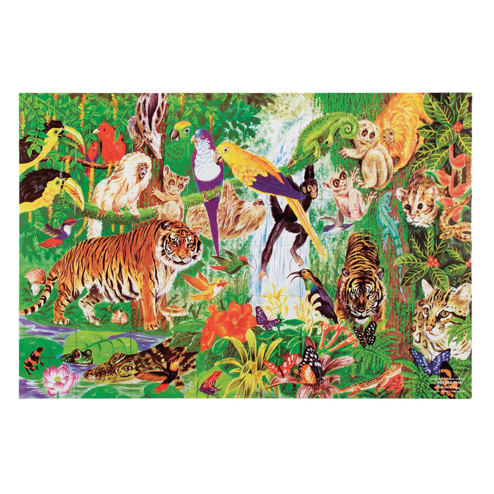 Rainforest Floor Puzzle - 48 Pieces X5