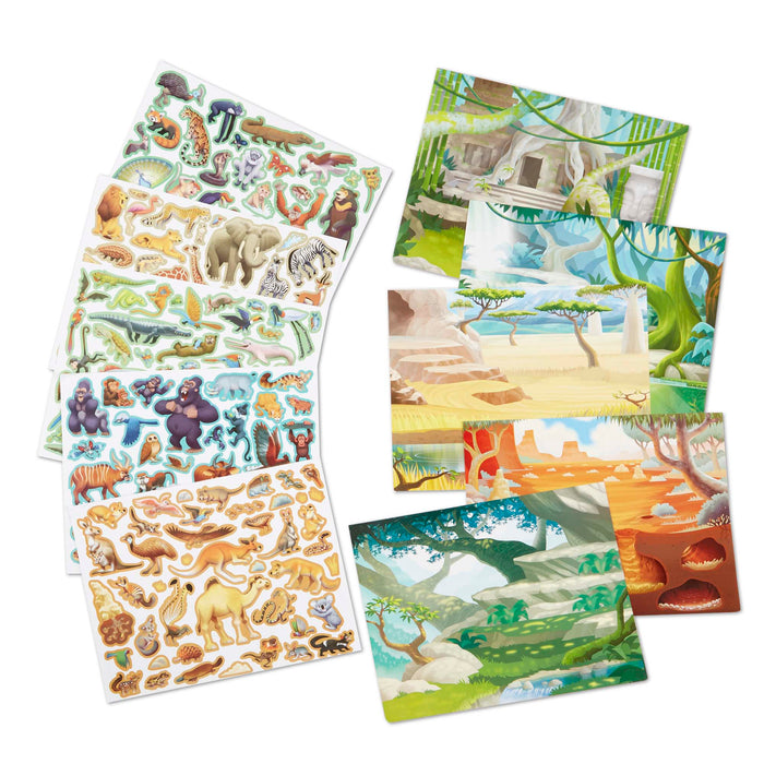 Reusable Sticker Pad - Jungle and Savanna A9