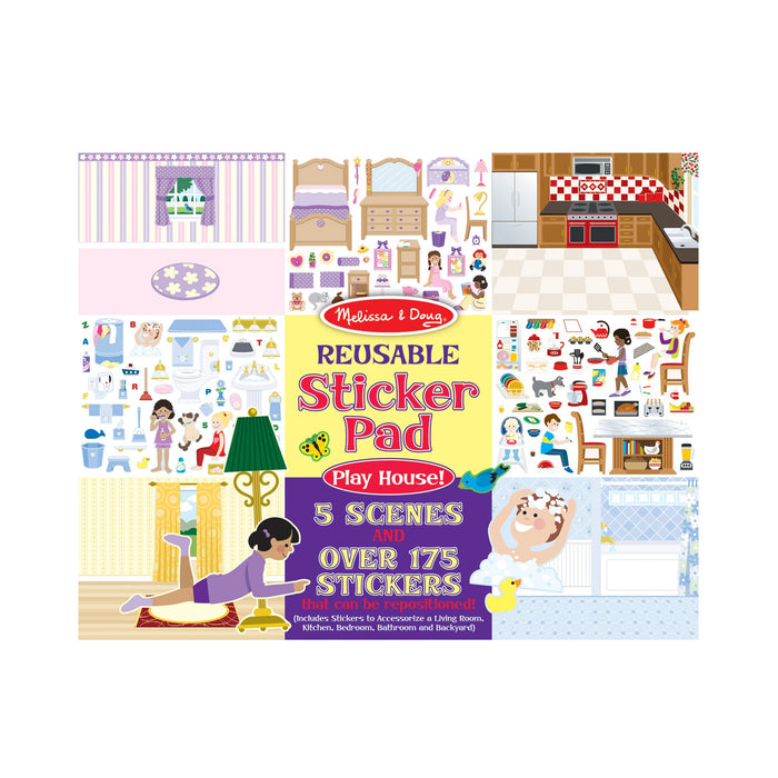 Reusable Sticker Pad - Play House! J9