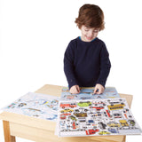 Reusable Sticker Pad - Vehicles A9