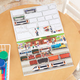 Reusable Sticker Pad - Vehicles A9