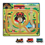 Round the Rails Train Rug J4