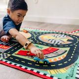 Round the Speedway Race Track Rug & Car Set A0