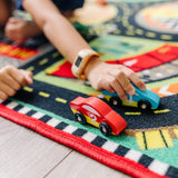 Round the Speedway Race Track Rug & Car Set A0