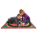 Round the Speedway Race Track Rug & Car Set A0
