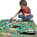 Round the Town Road Rug & Car Set N7