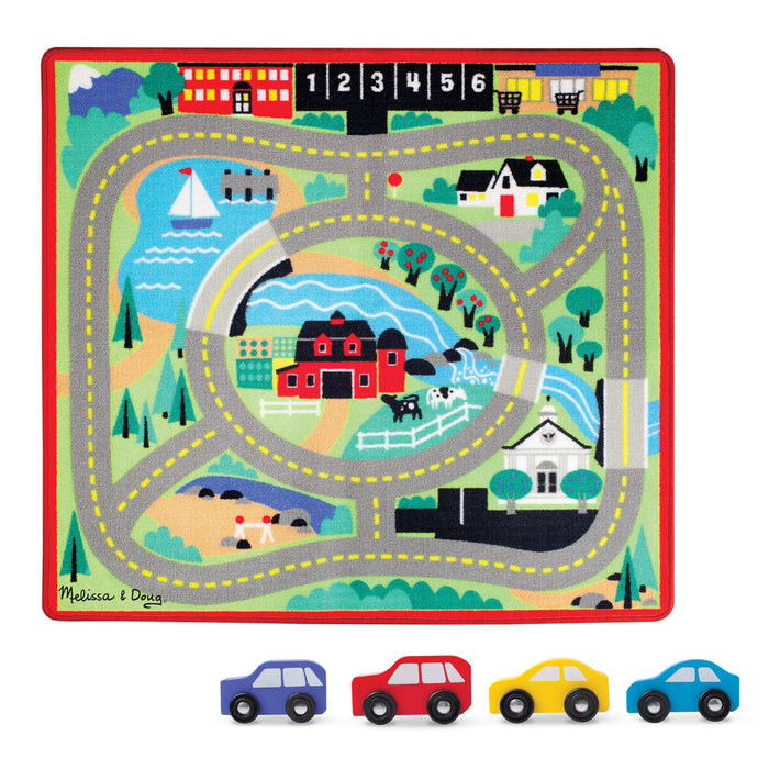 Round the Town Road Rug & Car Set Q2