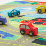 Round the Town Road Rug & Car Set Q2