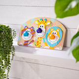 Safari Jumbo Peg Puzzle - 3 Pieces R9