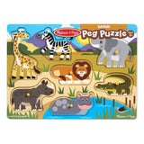 Safari Peg Puzzle - 7 Pieces N5
