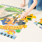 Safari Social Floor Puzzle - 24 Pieces Q0