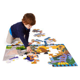 Safari Social Floor Puzzle - 24 Pieces Q0