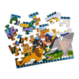 Safari Social Floor Puzzle - 24 Pieces Q0