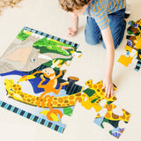 Safari Social Floor Puzzle - 24 Pieces Q0