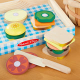 Sandwich Making Set - Wooden Play Food V6