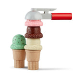 Scoop & Stack Ice Cream Cone Magnetic Play Set W1