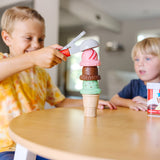Scoop & Stack Ice Cream Cone Magnetic Play Set W1