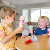 Scoop & Stack Ice Cream Cone Magnetic Play Set W1