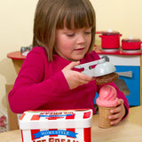 Scoop & Stack Ice Cream Cone Magnetic Play Set W1