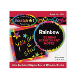 Scratch Art Rainbow Mini Notes _Box of 125 L1