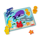 Sea Creatures Chunky Puzzle - 7 Pieces Y4