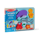 Sea Creatures Chunky Puzzle - 7 Pieces Y4