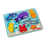 Sea Creatures Chunky Puzzle - 7 Pieces Y4