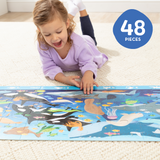 Search & Find Beneath the Waves Floor Puzzle - 48 Pieces Y6