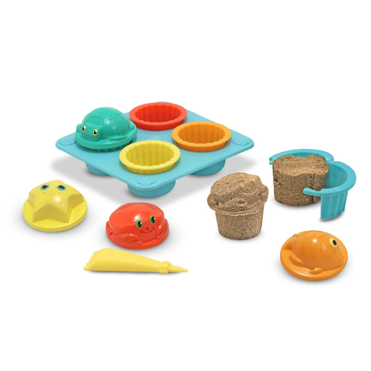 Seaside Sidekicks Sand Cupcake Set J4
