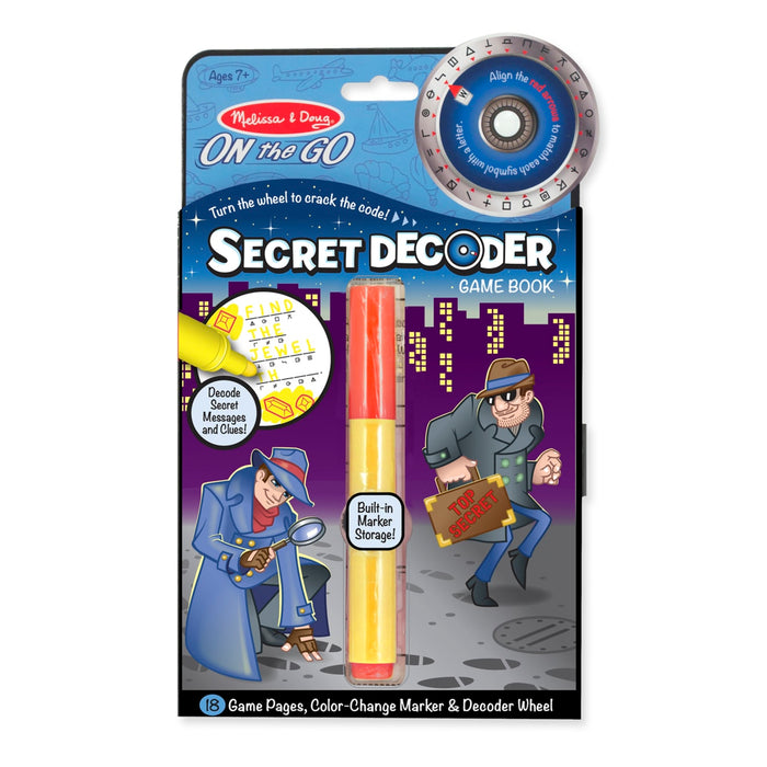 Secret Decoder Game Book - On the Go Travel Activity Book M0
