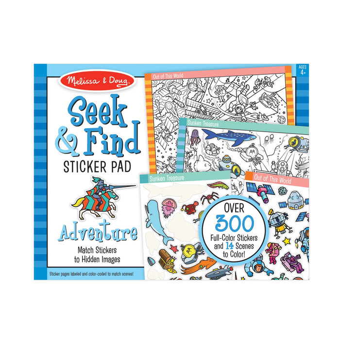 Seek & Find Sticker Pad – Adventure T4