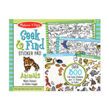 Seek & Find Sticker Pad – Animals K6